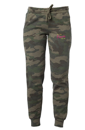 The Curves Camo Wash Sweatpants