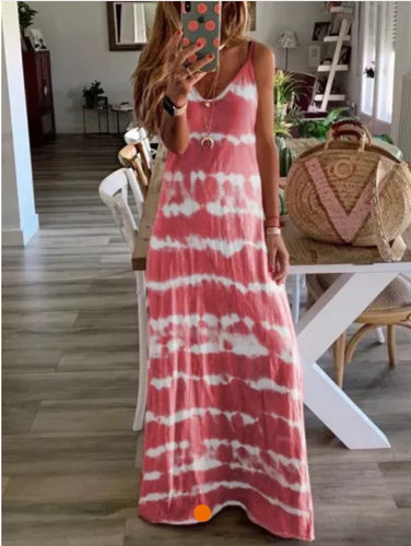 Pink Clouds Maxi Dress